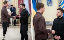 "Не впевнений, що заслуговую": Зеленський вручив Терену почесний орден (фото)