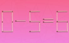 Нужно перетащить 2 спички, чтобы равенство стало правильным: простой тест для проверки IQ