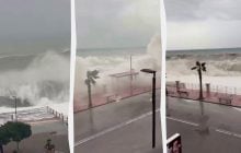 Страшный циклон обрушился на Италию: 8-метровые волны крушат побережье (видео)