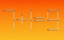 Какие 2 спички нужно переместить: 97% людей не могут ответить за 8 секунд