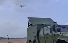 "Точно поразил цель со 100 метров": в Китае прошло успешно испытание военного дрона