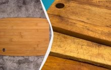 Деревянная кухонная доска будет как новая: чем ее можно отмыть от черноты