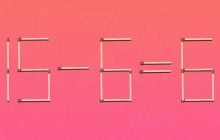 Треба пересунути лиш один сірник, щоб рівняння стало правильним: складна головоломка