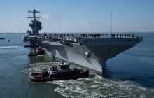 Один з найпотужніших у світі: США вперше вивели в море новий суперавіаносець (фото)