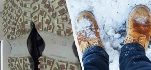 Такая обувь никогда не скользит в гололед: вот что надо приклеить к подошве