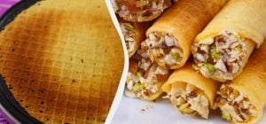 Хрусткі вафельні трубочки зі згущеним молоком, вершками та горішками: рецепт (відео)