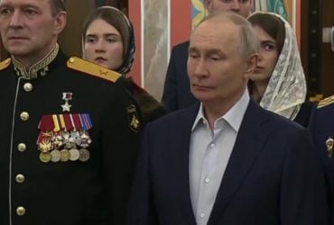 Путин в церкви заявил, что участники войны исполняют святую миссию Господа