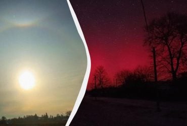 На Сумщині побачили одразу два рідкісних явища у небі (фото)