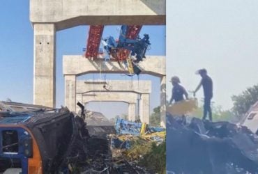 У Таїланді будівельний кран упав на пасажирський потяг: загинули десятки людей