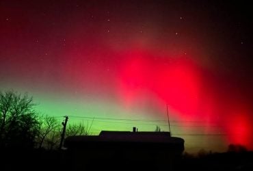 Полярное сияние украсило небо над Украиной