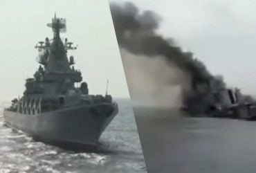 В РФ случайно признали подтопление крейсера Москва, но впоследствии удалили заявление, - CNN