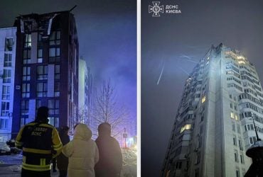 В Киевской области дрон попал в многоэтажку: погибла супружеская пара (фото)