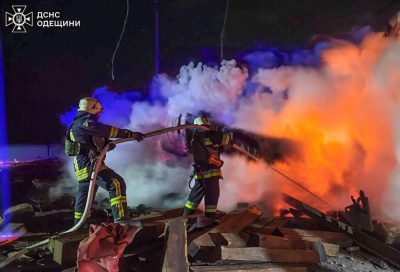 Росія вночі вдарила по Одещині: загорівся енергетичний об'єкт