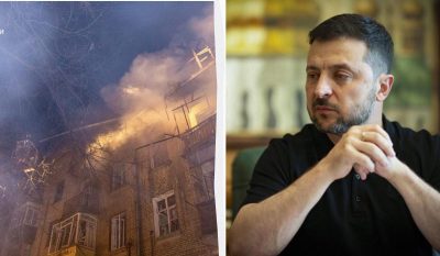 Понад 370 дронів та 21 ракета: Зеленський розкрив деталі масованої нічної атаки РФ