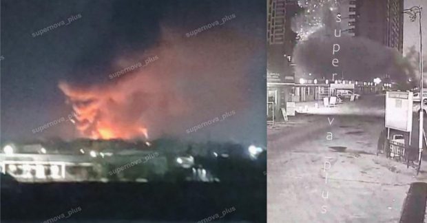 У Ростові після вибухів пожежа на великому заводі з виробництва фарби