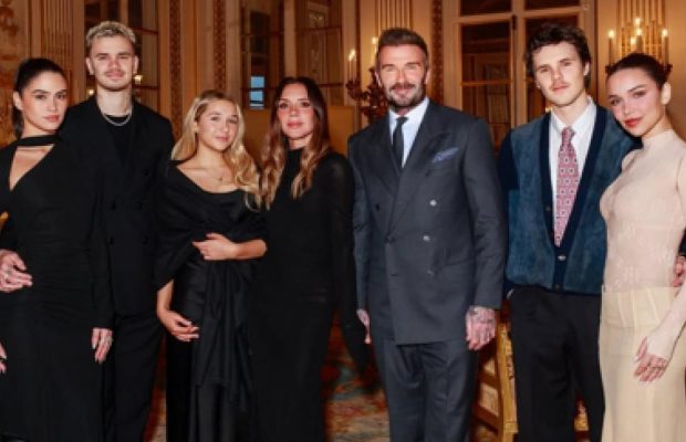 Родина Бекхемів уперше вийшла у світ після гучного скандалу