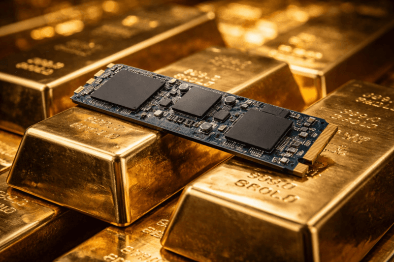 SSD-накопичувачі стали дорожчими за золото через бум штучного інтелекту