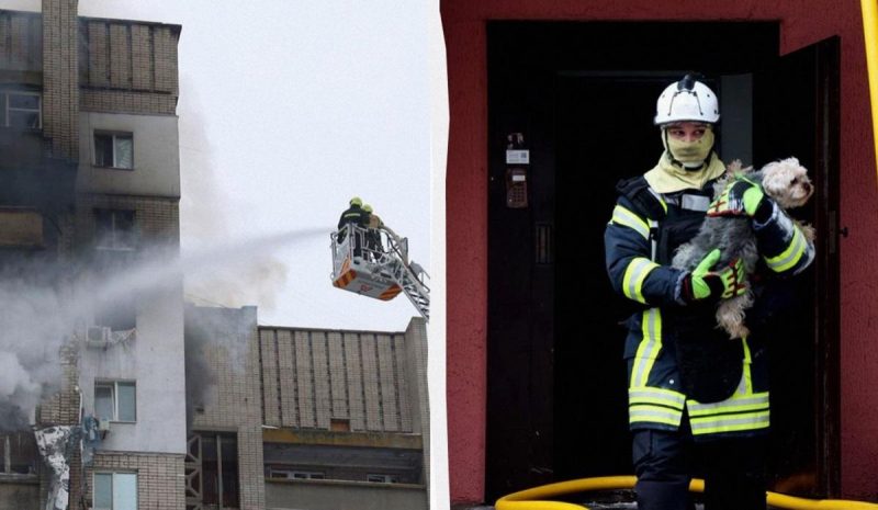 Російський дрон поцілив у 16-поверхівку в Дніпрі: є постраждалі та руйнування