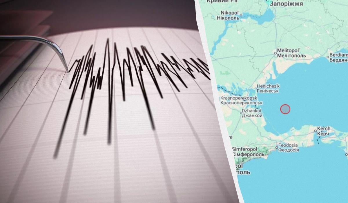 Сильное землетрясение в Азовском море: толчки почувствовали во многих областях Украины