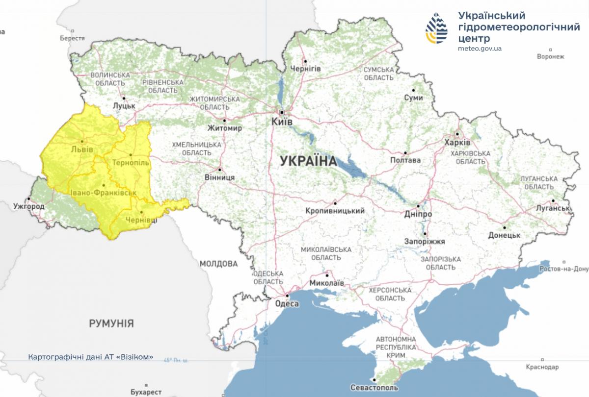 Завтра западные области Украины ждет погодная опасность: от чего предостерегают синоптики Завтра западные области Украины ждет погодная опасность: от чего предостерегают синоптики