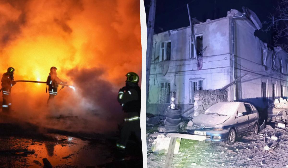 РФ вдарила по Одесі дронами: виникла масштабна пожежа, пошкоджені десятки будинків
