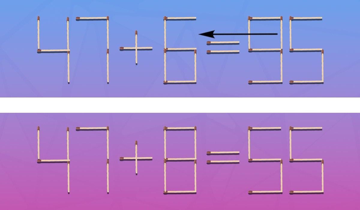 Який сірник треба переставити, щоб рівняння стало правильним: головоломка для геніїв