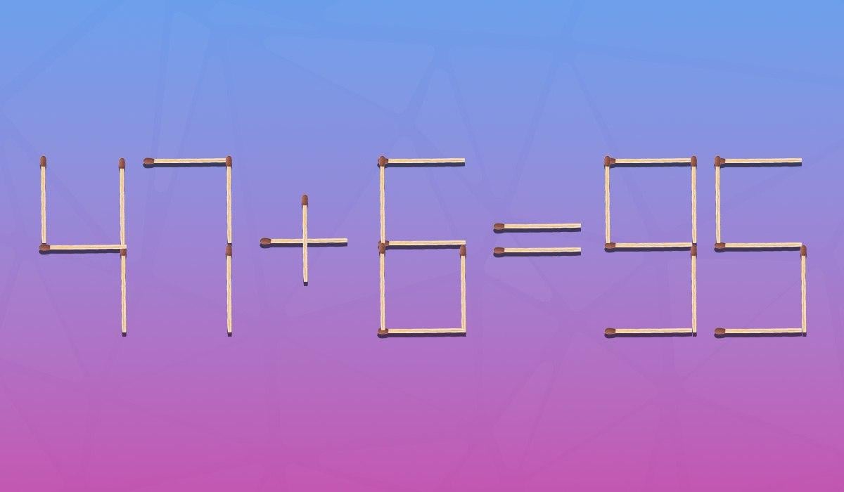 Який сірник треба переставити, щоб рівняння стало правильним: головоломка для геніїв