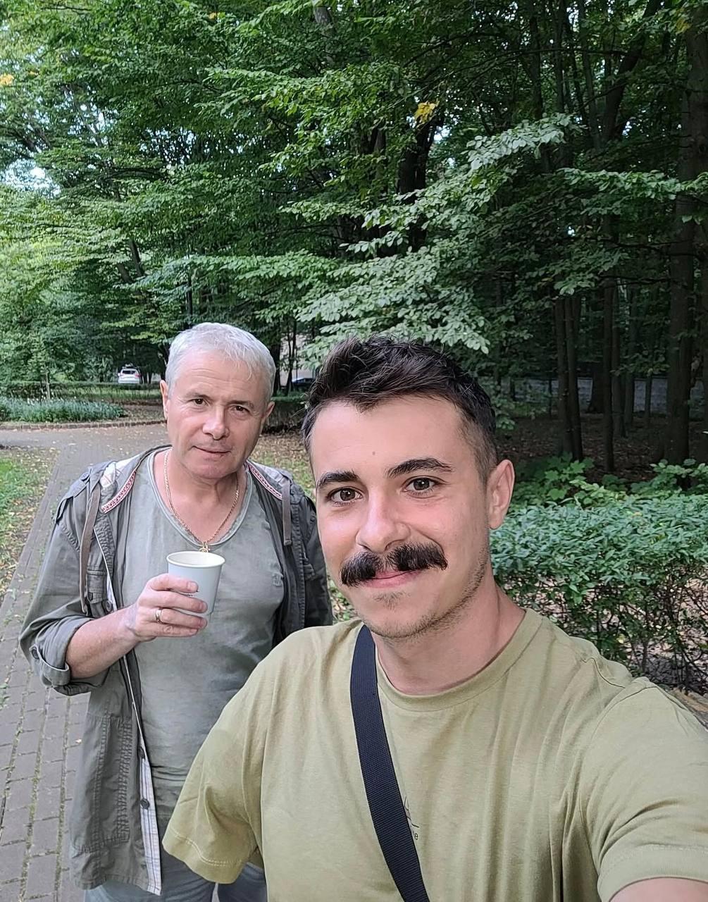 Григорий Шевченко на открытии научной выставки