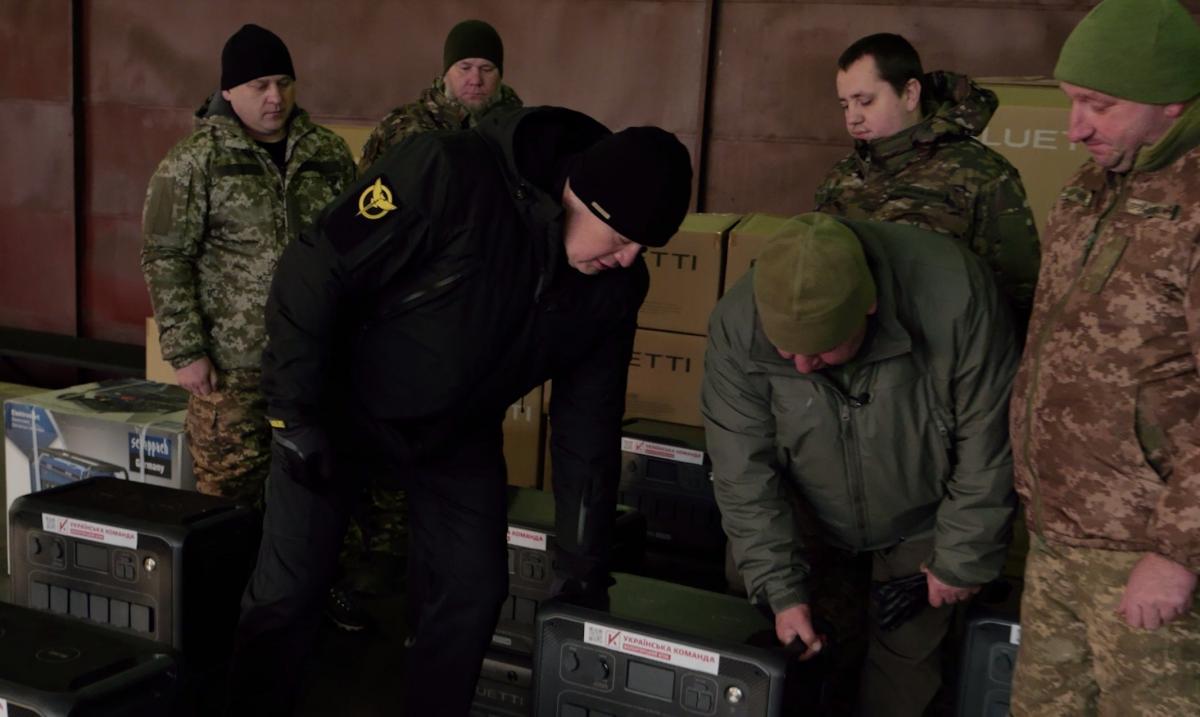 Палатный: Батальон беспилотных систем 'Хорт' получил от 'Украинской команды' партию мощных зарядных станций