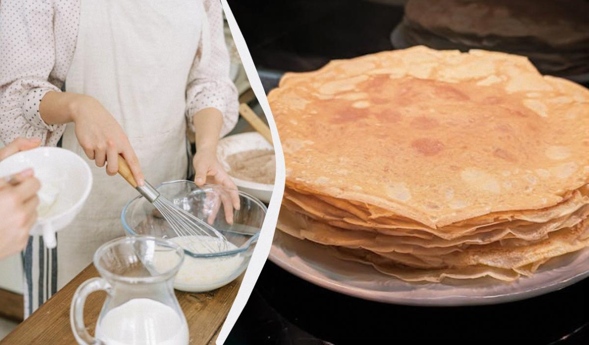 млинці на молоці