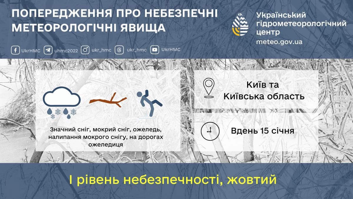 Україну накриє потужна негода: на два дні оголошено жовту небезпеку (карта)