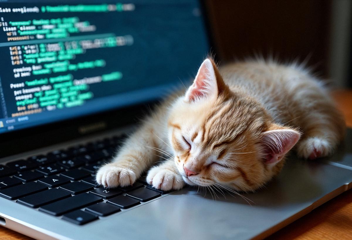 Чому кіт сідає на клавіатуру