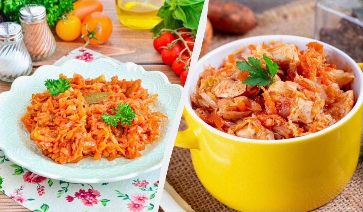 тушкована капуста