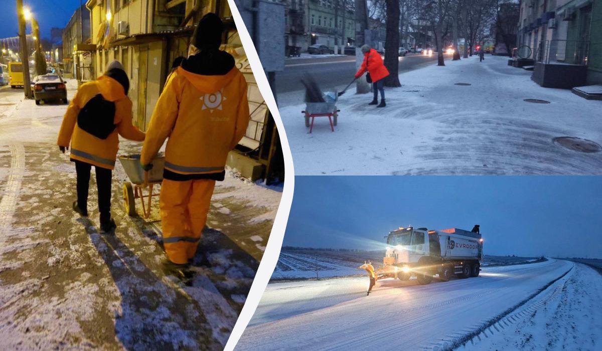 На Одещину зайшов циклон: міжнародну трасу завалює снігом, краще нікуди не їхати (фото)