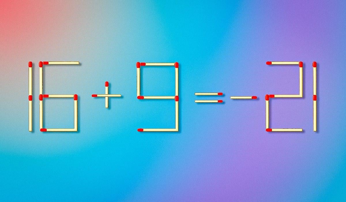 Який сірник треба перетягнути, щоб виправити рівність: швидкий тест для перевірки IQ