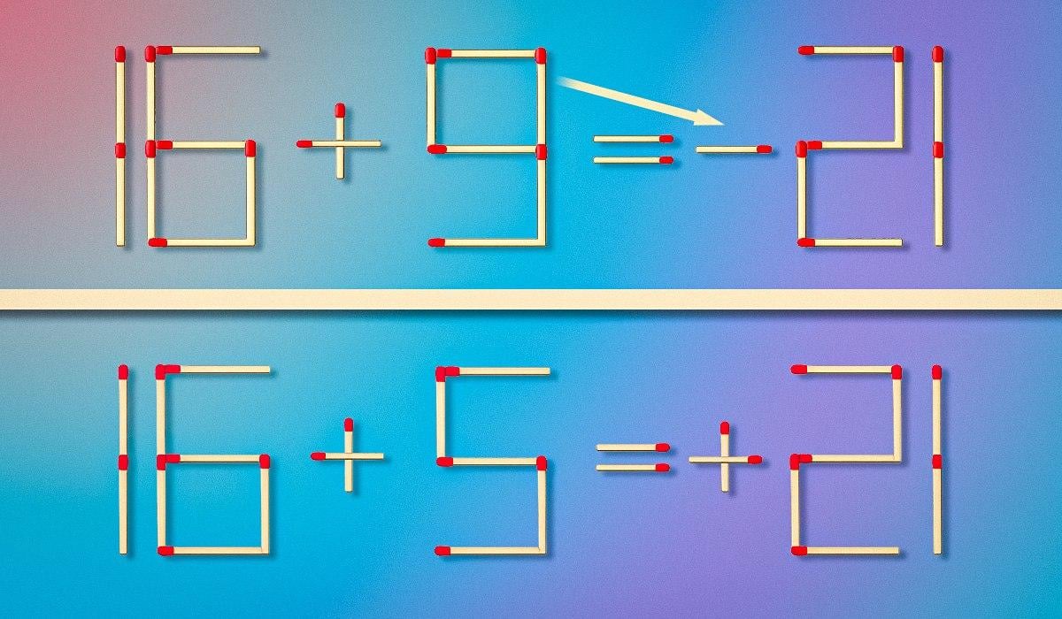 Який сірник треба перетягнути, щоб виправити рівність: швидкий тест для перевірки IQ