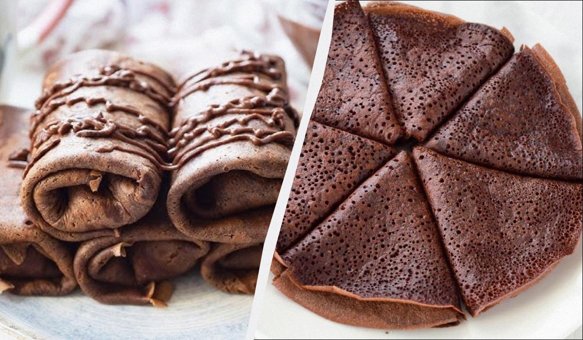 шоколадні млинці шоколадні млинці