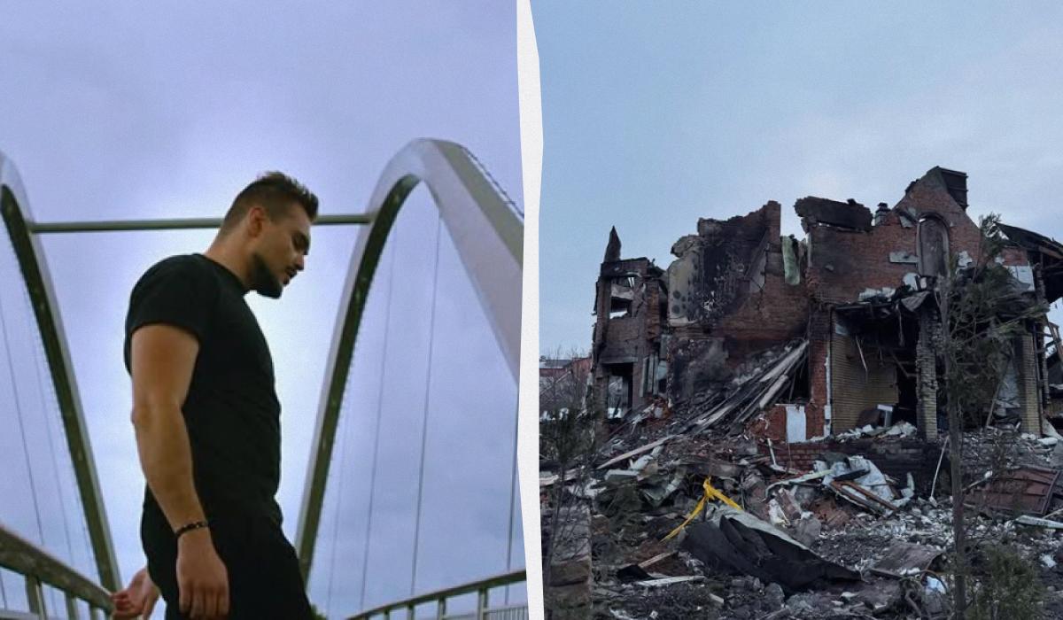 Дом украинского певца разрушила ракета, племянники - в больнице (фото)