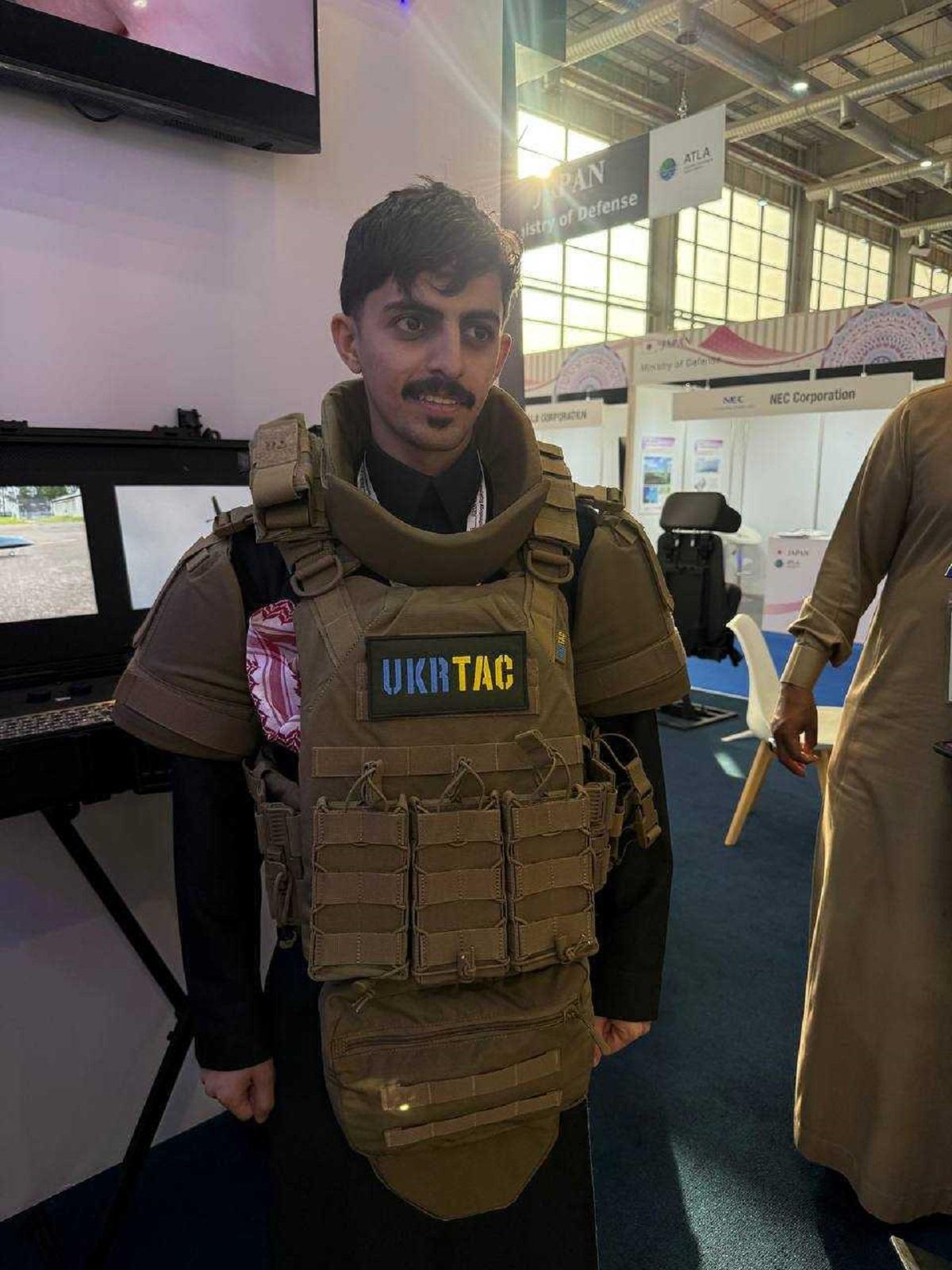 Дангадзе: UKRTAC продемонструвала сучасні засоби індивідуального захисту на World Defense Show