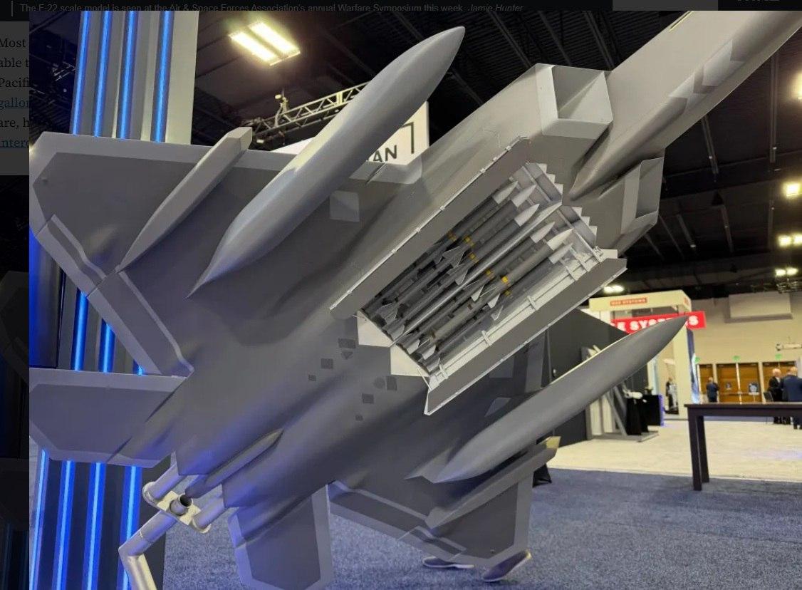 Підготовка до війни з Китаєм: США показали, як виглядатиме оновлений F-22‎ (фото)