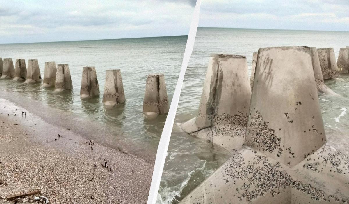 В Одесской области море 'поглощает' сооружения для защиты от российского десанта, - ученый