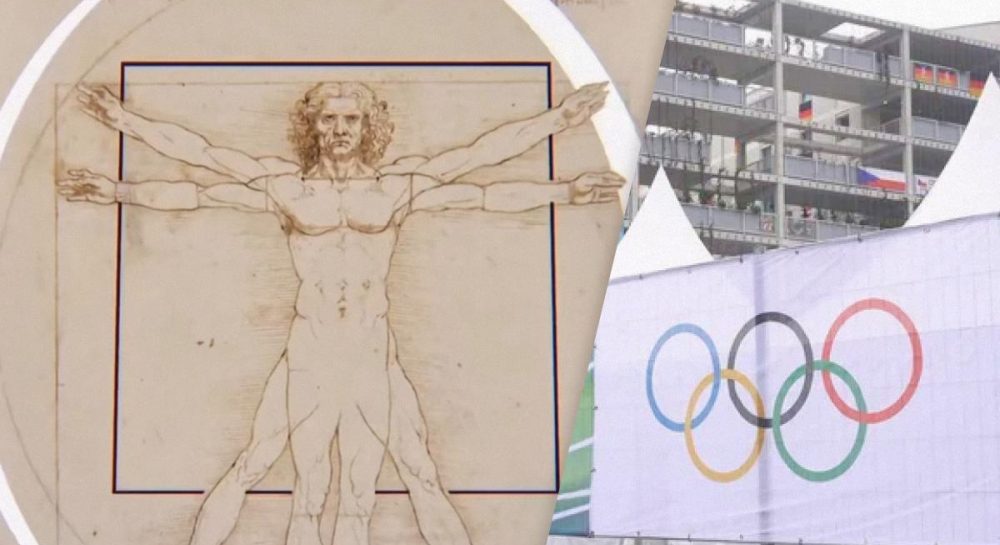 Итальянское телевидение изменило шедевр да Винчи в сюжете об Олимпийских играх Kép