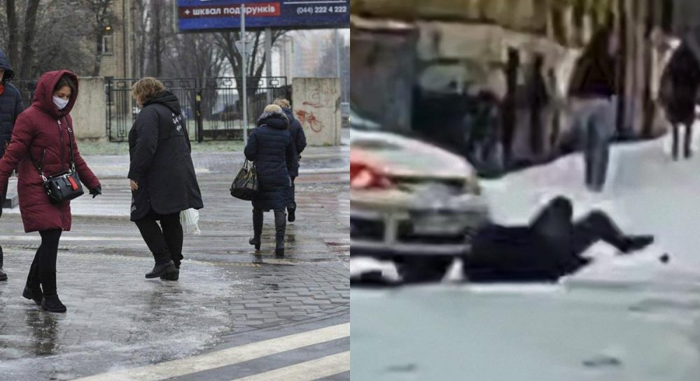 Родился в рубашке: во Львове мужчина поскользнулся и попал под колеса автомобиля Kép