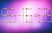 Треба викреслити 2 сірники, щоб рівняння стало правильним: головоломка для геніїв