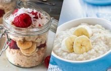 "Ночная" овсянка против вареной овсянки: диетологи объяснили, что полезнее