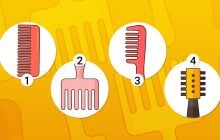 Дівчатам пропонують пройти тест на характер: який гребінець ви оберете