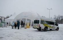 Чайная помощь Пунктам несокрушимости: в Киевской области "Мономах" присоединился к обогреву украинцев