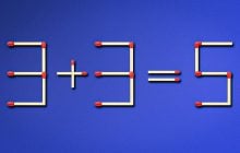 Нужно перевернуть одну спичку, чтобы исправить ошибку: быстрый тест-IQ