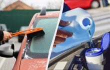 Суміш 2 речовин роз'їдає лід на лобовому склі за 30 секунд: працює навіть у мороз