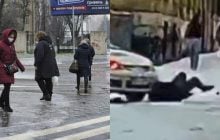 Народився в сорочці: у Львові чоловік послизнувся й потрапив під колеса авто